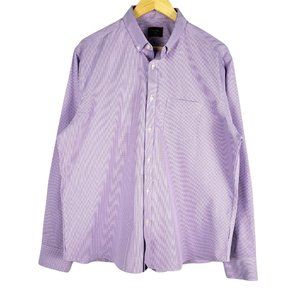 UNTUCKit Speri Relaxed Fit Button Shirt Mens Size Large Long Sleeve Check Plaid